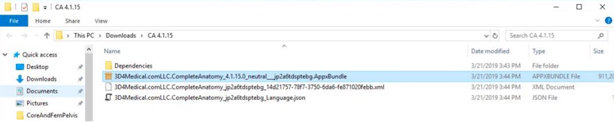 double click app bundle file